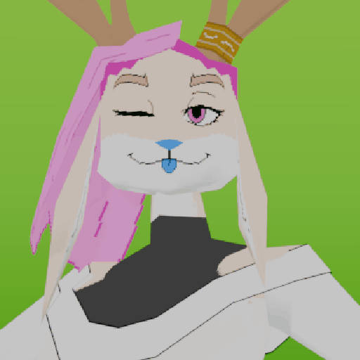 A low poly Rendition of ThatShyGirlAUS' fursona.